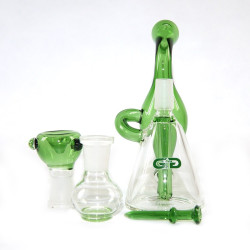 Mini bubbler vert H : 15cm