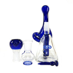 Mini bubbler bleu H : 15cm