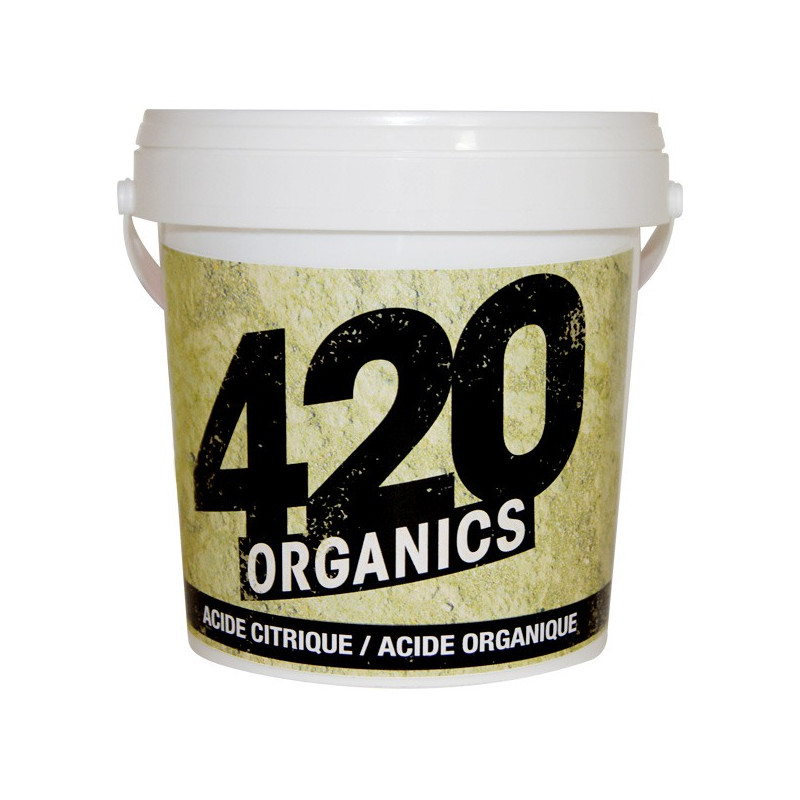 420 Organics - Acide citrique organique 1Kg , abaisse le ph