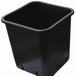 LOT DE 30 POTS CARRE NOIR...