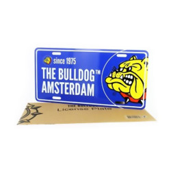 THE BULLDOG PLAQUE LICENCE...