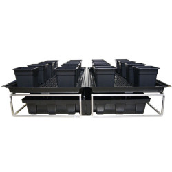 FLOWTABLE PRO CARRE 6M2 + 16POTS 25L