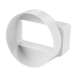 REDUCTEUR ROND RECTANGLE 55X110MM DIAM 100MM