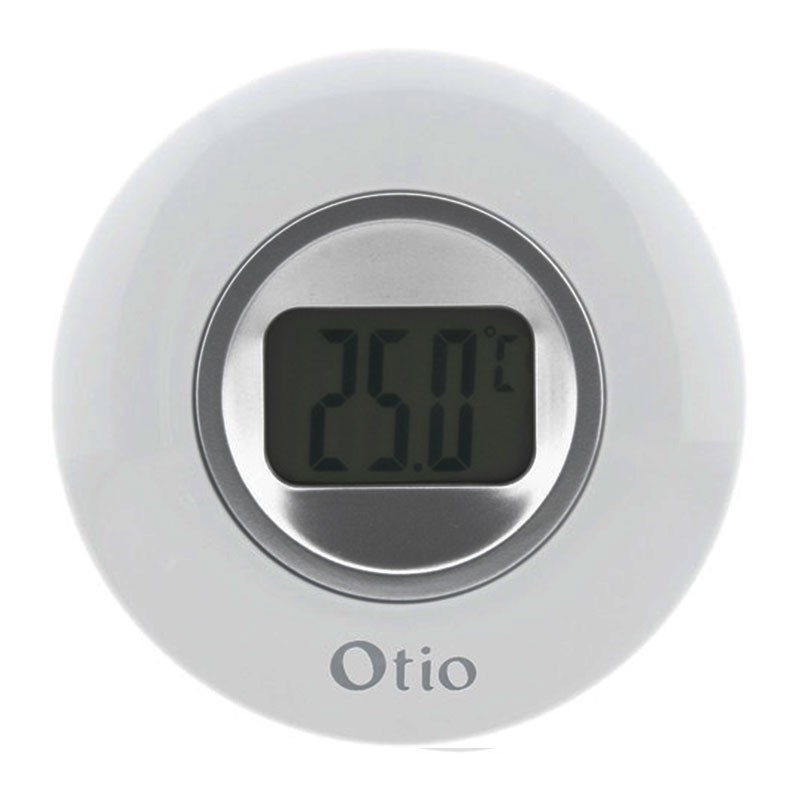 Thermomètre électronique 77mm LCD Blanc - Otio