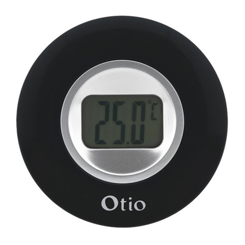 Thermomètre électronique 77mm LCD Noir - Otio