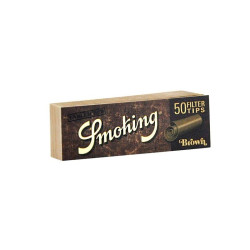 SMOKING CARNET DE FILTRES CARTON BROWN (50F/CARNET)