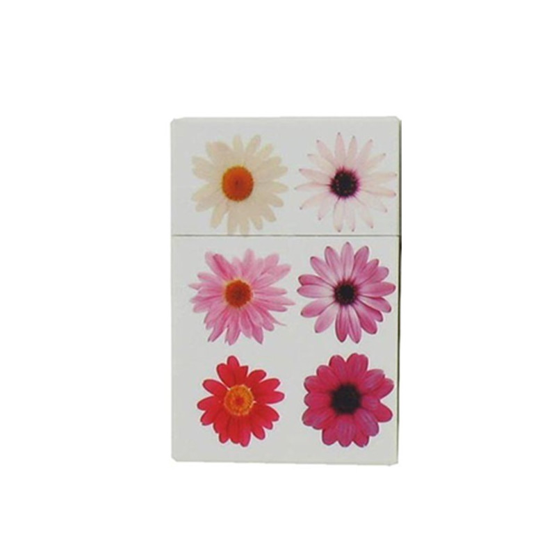 BOITE CIGARETTES PLASTIQUE 20' MOTIF MULTI FLEURS BOITE CIGARETTES PLASTIQUE 20' MOTIF MULTI FLEURS