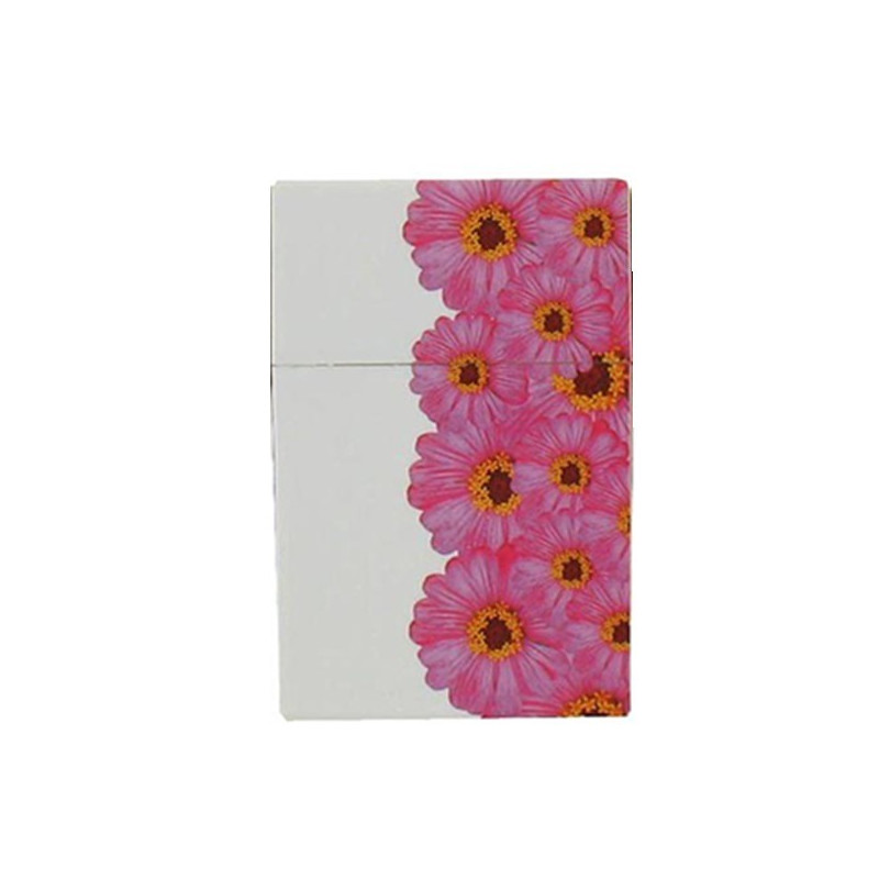 BOITE CIGARETTES PLASTIQUE 20' MOTIF FLEURS ROSES BOITE CIGARETTES PLASTIQUE 20' MOTIF FLEURS ROSES