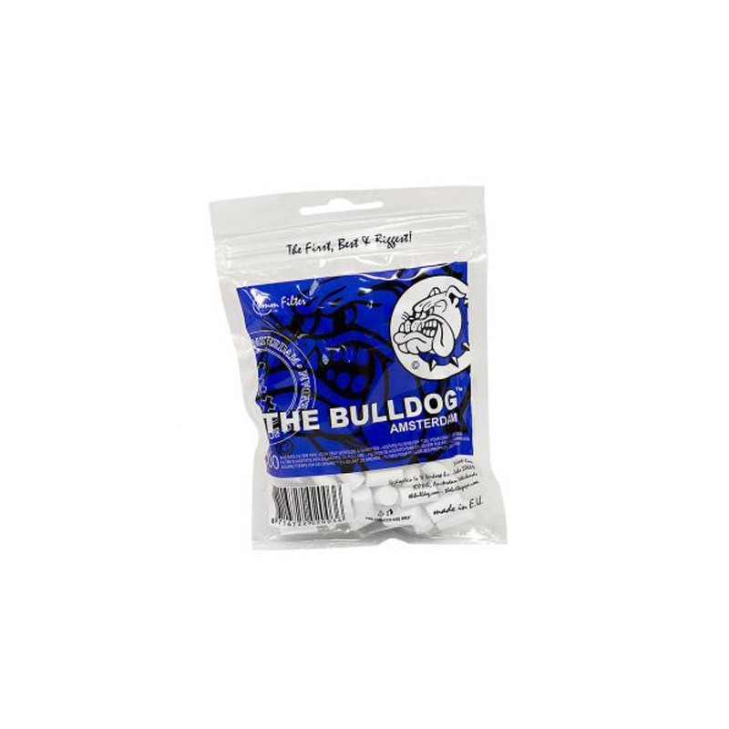 THE BULLDOG FILTRES 8MM LE SACHET DE 100PCS