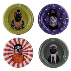 PETS ROCK - CENDRIER METAL ROND DIAM. 13CM - DL-12 - AUDREY