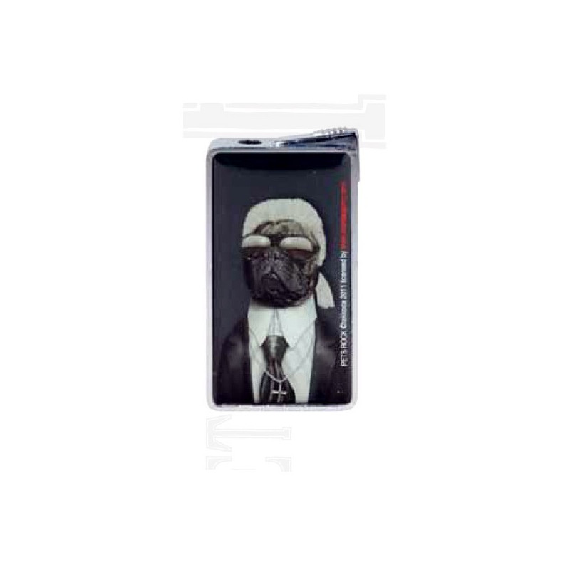 PETS ROCK - BRIQUET PIEZO DL-12 - CHIEN KARL LAGERFELD