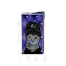 PETS ROCK - BRIQUET PIEZO DL-12 - CHAT AUDREY HEPBURN