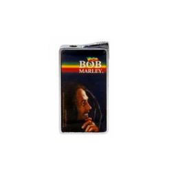 BOB MARLEY - BRIQUET PIEZO DL-12 - NOIR/COULEURS/ BANDES HORIZONTALES