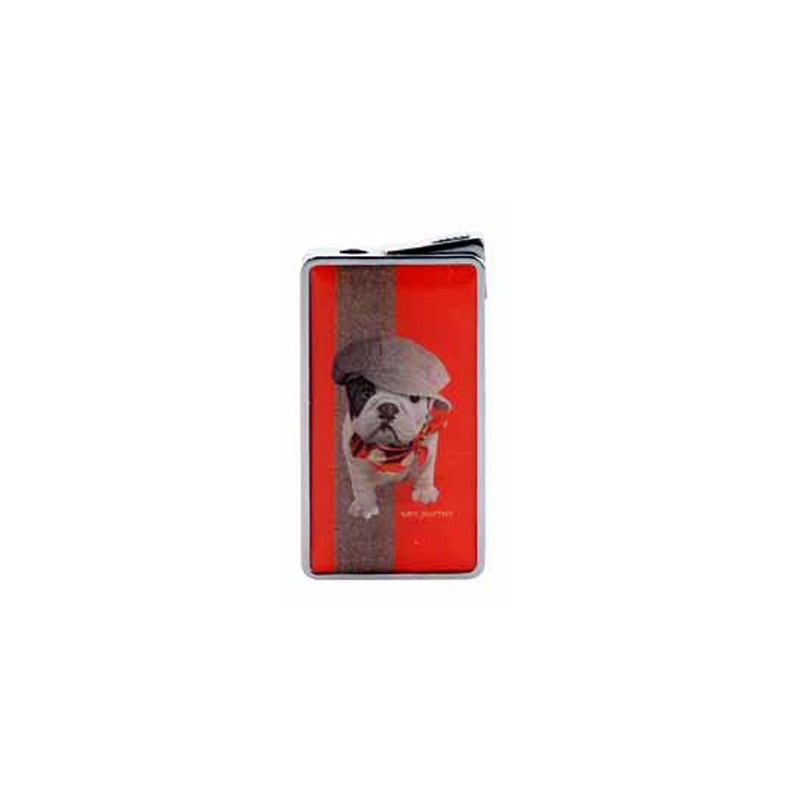 TEO JASMIN - BRIQUET PIEZO DL-12 - FOND ROUGE