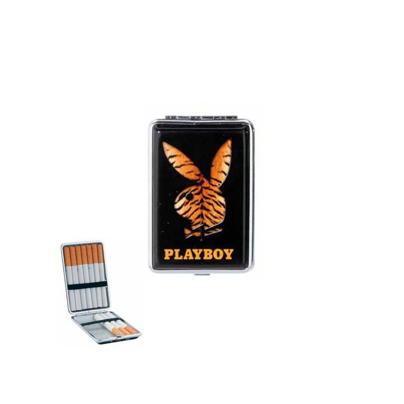 PLAYBOY - ETUI A  CIGARETTE MOTIF PEAU TIGRE