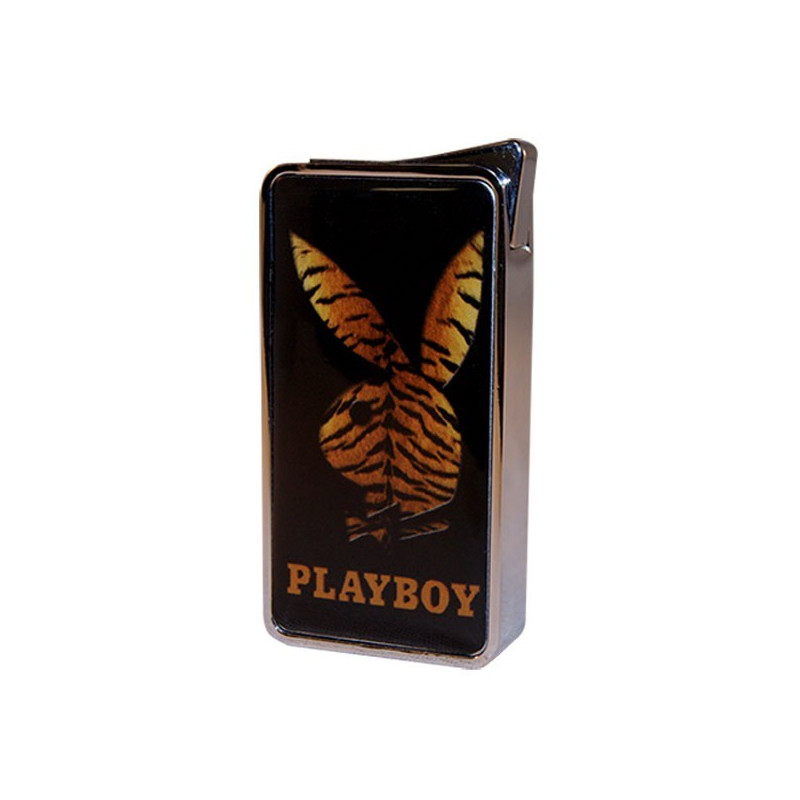 PLAYBOY - BRIQUET FLAMELESS PEAU TIGRE