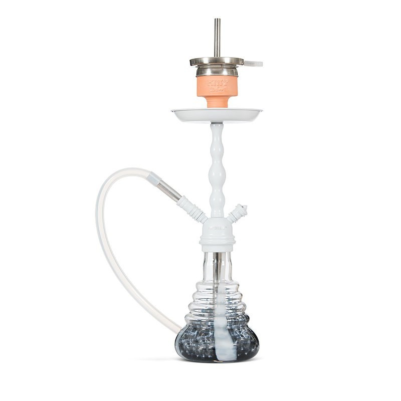 CHICHA AMY DELUXE 450 VOLCANO - BLANC MAT/NOIR ET BLANC 52CM