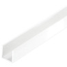 U CARRÉ 19,5X1,5 PVC BLANC 1M