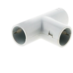 100530 2 TES/CONDUITS IRL D.16MM BLANC