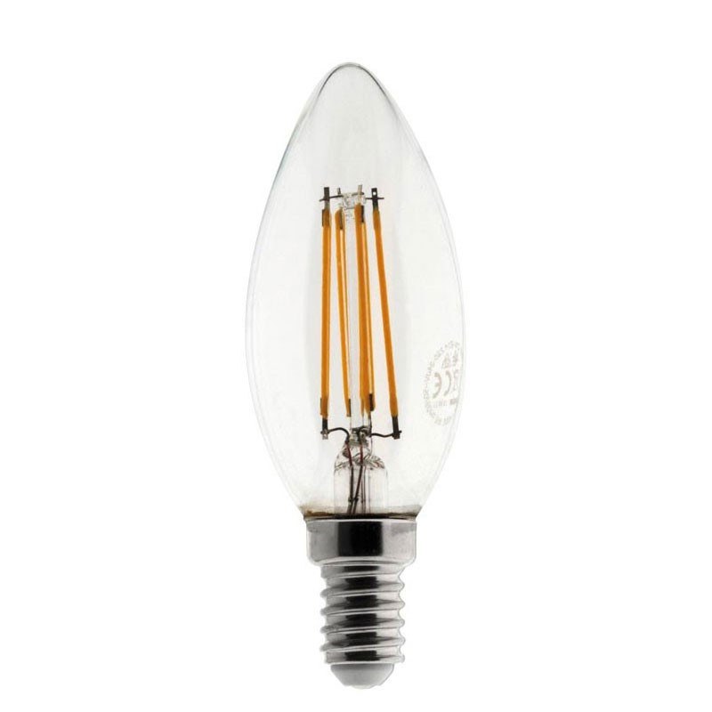 455047 AMPOULE LED FILAMENT FLAMME 4W E14 2700K 400LM