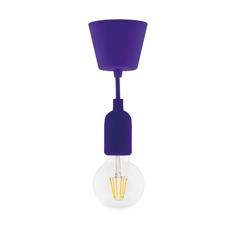 631005 KIT DE SUSPENSION DECO VIOLET+ GLOBE FILAMENT LED