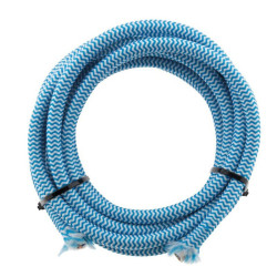 631038 CABLE TEXTILE 3G1 BLEU ET BLANC  3M