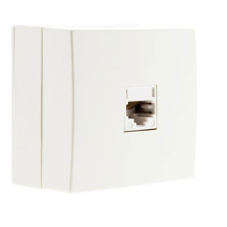 130147 PRISE TEL RJ45 BEL'VUE BLANC