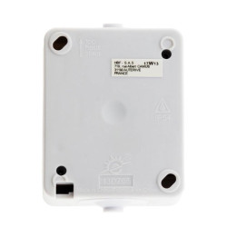 131773 BOUTON POUSSOIR MINI IP54 GRIS CLAIR V2