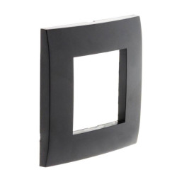 135227 SIMPLEA PLAQUE NOIR MAT SIMPLE + 1 SUPPORT + GRIFFES