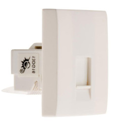 135028 SIMPLEA PRISE RJ45 CAT.5 2 BLANC MAT