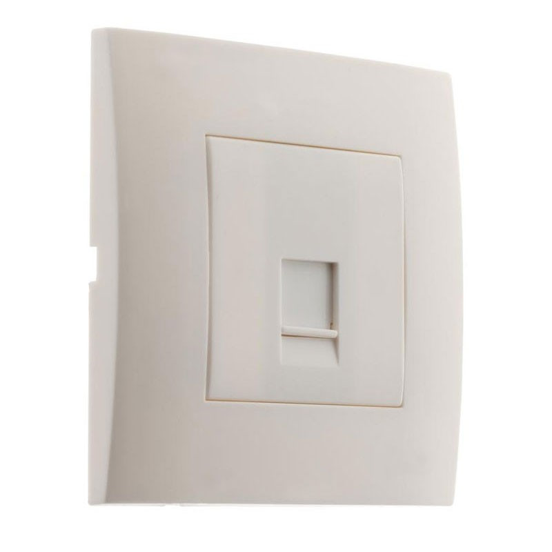 135626 SIMPLEA PRISE RJ45 MONTEE BLANC MAT