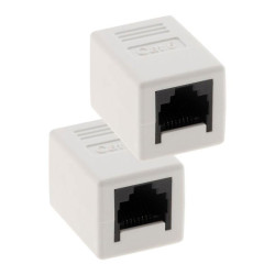 1578 LOT 2 RACCORDS RJ45 FEMELLE/FEMELLE CAT6