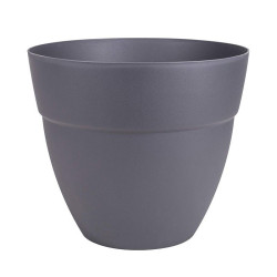 13562 G.ANT POT CANCUN 40CM GRIS ANTH 28.3L