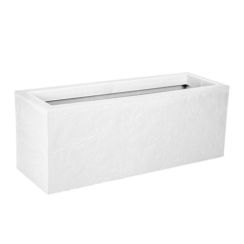 13748 BL.CER BALCONNIERE VOLCANIA UP 25L BLANC CERUSE 59X19.2X22.8CM