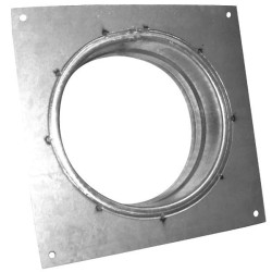 Flange carrée 100mm galva ,...