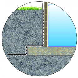 Ubbink - Nappe a excroissance en polyéthylène - 20x1.5m [LIVRAISON 2 SEMAINES]