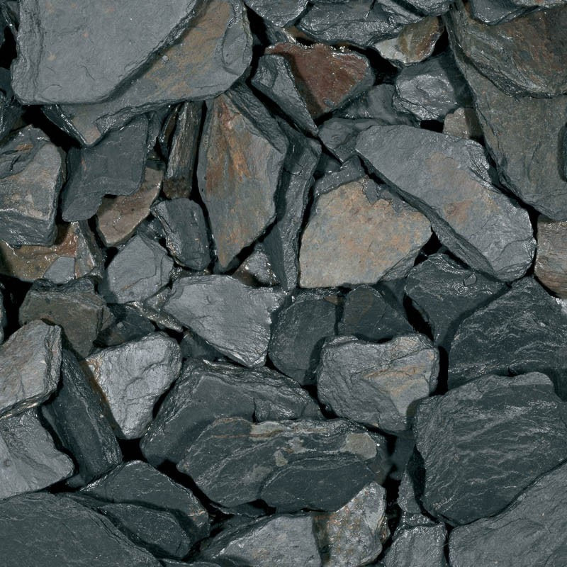 BLACK SLATE 15-30 MM -SCHISTE NOIR 20KGS