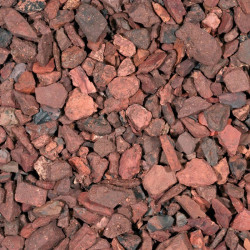 GRAVILLON DE SCHISTE ROUGE 6-15 MM -SCHISTE ROUGE 20KGS