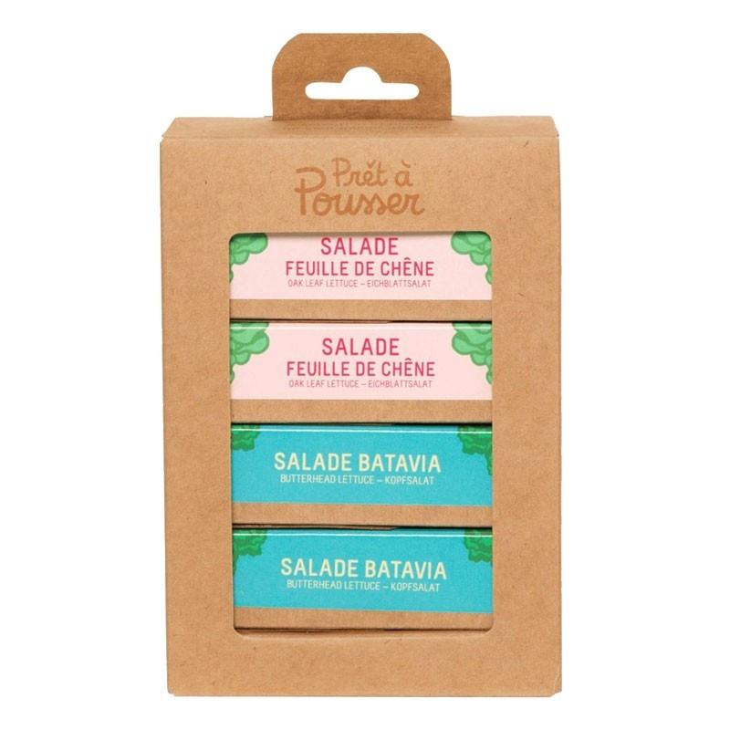 Prêt à pousser - Coffret 4 salades