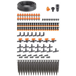 Claber - Kit Potager arrosage goutte à goutte jusqu'à 60 plantes