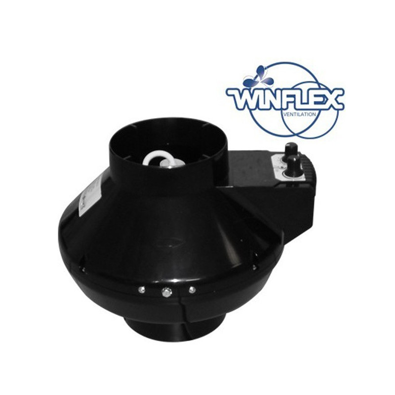 Winflex - extracteur d'air VKU 125mm 365m³/H thermostat-variateur