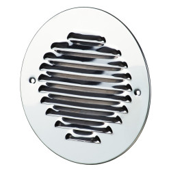 GRILLE RONDE A VISSER METAL DIAM 165MM + ECRAN/ENTRAXE VIS 140MM