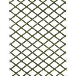 6041702 TREILLIS EXTENSIBLE EN BOIS COLORE VERT 50X150CM