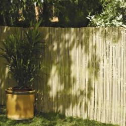 6050121 CANISSE NATURELLE EN BAMBOUS FENDUS  - 1.5 X 5 M