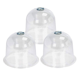 6020280 CLOCHES AVEC VENTILATION - H20 X DIAM25.5 CM - 3 X