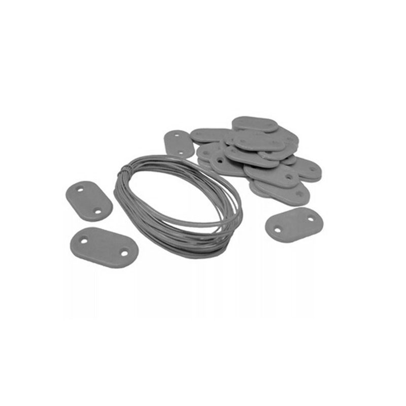 6050396 SET DE FIXATION POUR CANISSES PLASTIQUE GRIS 26 ATTACHES