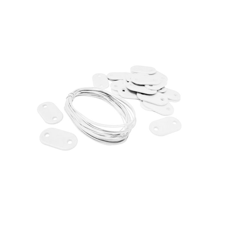 6050394 SET DE FIXATION POUR CANISSES PLASTIQUE BLANC 26 ATTACHES