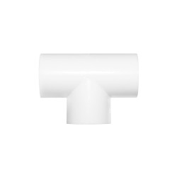 Platinium - T PVC blanc Ø25mm