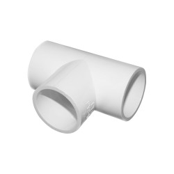 Platinium - T PVC blanc Ø32mm