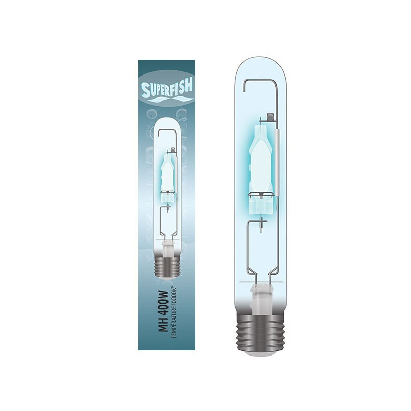 Ampoule 400 W MH 10.000 °K , lampe aquarium , fond marins ,E40